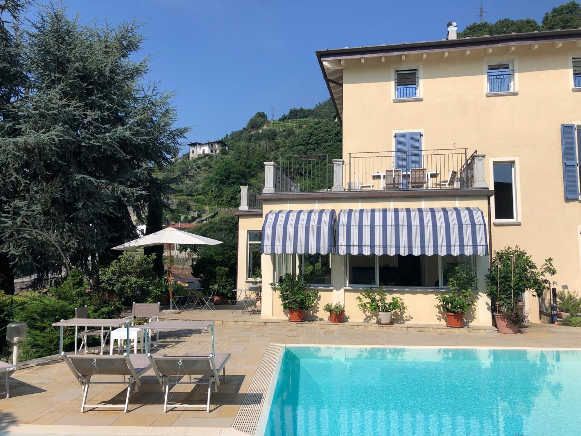 B&B Villa Eden Jacuzzi Pool ドマーゾ エクステリア 写真